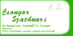 csongor szathmari business card